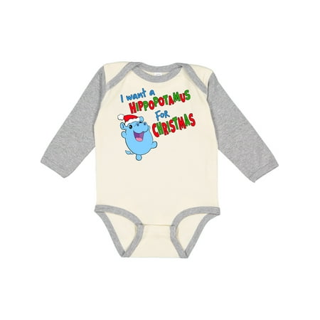 Inktastic I Want a Hippopotamus for Christmas Cute Stuffed Hippo Gift Baby Boy or Baby Girl Long Sleeve Bodysuit
Inktastic I Want a Hippopotamus for Christmas Cute Stuffed Hippo Gift Baby Boy or Baby Girl Long Sleeve Bodysuit