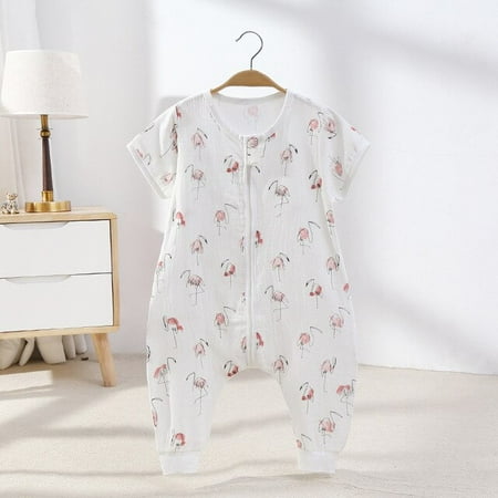 QWZNDZGR Baby Sleeping Bag Double Gauze Pure Cotton Short Sleeve Spring Summer Children Pajamas Kids Boy Girls Nighty Clothes 0-4T
QWZNDZGR Baby Sleeping Bag Double Gauze Pure Cotton Short Sleeve Spring Summer Children Pajamas Kids Boy Girls Nighty Clothes 0-4T