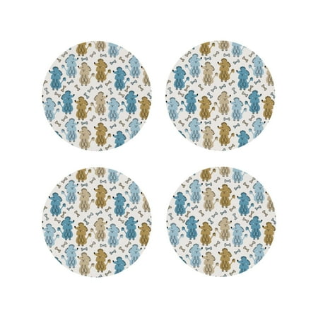 Leather Coasters with Heat-resistant for Drinks Classic Cute Poodle Dog Funny -标题2 Round Shape
Leather Coasters with Heat-resistant for Drinks Classic Cute Poodle Dog Funny -标题2 Round Shape