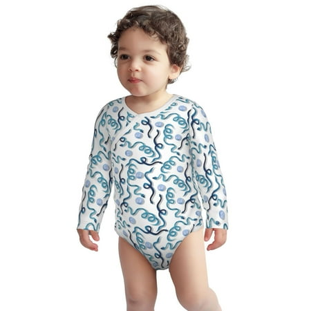 Fotbe Hand Drawn Snake Pattern Unisex-baby Long-sleeve Bodysuit Long Sleeve Bodysuits One-piece 100% Organic Cotton for Infant Baby Boys Unisex-6 Months
Fotbe Hand Drawn Snake Pattern Unisex-baby Long-sleeve Bodysuit Long Sleeve Bodysuits One-piece 100% Organic Cotton for Infant Baby Boys Unisex-6 Months
