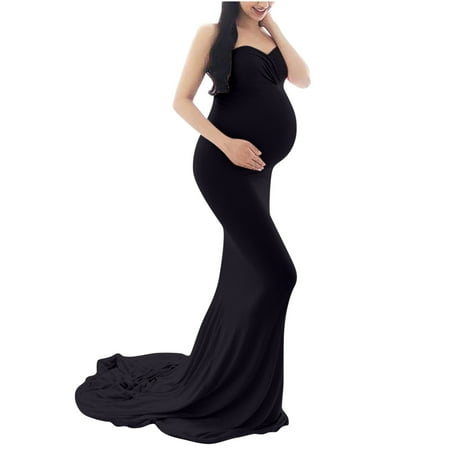 TAIAOJING Women Maternity Nursing Dress Pregnants Photography Props Sleeveless Strapless Long Dress
TAIAOJING Women Maternity Nursing Dress Pregnants Photography Props Sleeveless Strapless Long Dress