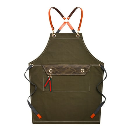YEUHTLL Chef Apron Cotton Canvas Cross Back Adjustable Apron with Pockets for Women and Men Kitchen Cooking Baking Bib Apron A
YEUHTLL Chef Apron Cotton Canvas Cross Back Adjustable Apron with Pockets for Women and Men Kitchen Cooking Baking Bib Apron A