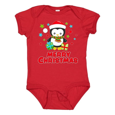 Inktastic Merry Christmas Penguin in Santa Hat with Gifts Gift Baby Boy or Baby Girl Bodysuit
Inktastic Merry Christmas Penguin in Santa Hat with Gifts Gift Baby Boy or Baby Girl Bodysuit