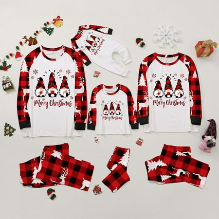 Matching Family Christmas Pajama Set Holiday Sleepwear PJs Lounge Sets Long Sleeve Pullover And Printed Pants
Matching Family Christmas Pajama Set Holiday Sleepwear PJs Lounge Sets Long Sleeve Pullover And Printed Pants