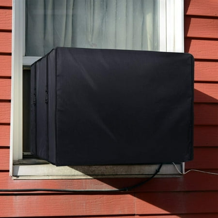 Weatherproof Air Conditioner Cover Durable AC Cover Water Resistant Fabric Windproof Design for Outside Units