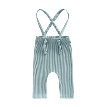 Frobukio Toddler Infant Baby Boys Girls Suspender Trousers Casual Party Street Solid Color Spring Fall Summer Pants Blue Grey 0-3 Months
Frobukio Toddler Infant Baby Boys Girls Suspender Trousers Casual Party Street Solid Color Spring Fall Summer Pants Blue Grey 0-3 Months