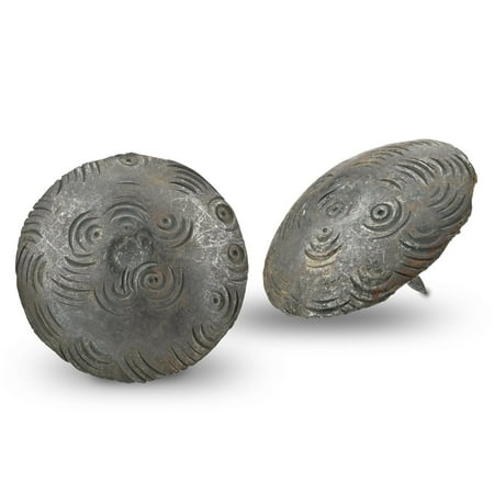 50 Pack | 2 Round Decorative Nail Iron Clavos Handmade | Bohemian Series by Borderland Rustic Hardware | Unfinished | for Gates Doors Shutters & Furniture
50 Pack | 2 Round Decorative Nail Iron Clavos Handmade | Bohemian Series by Borderland Rustic Hardware | Unfinished | for Gates Doors Shutters & Furniture