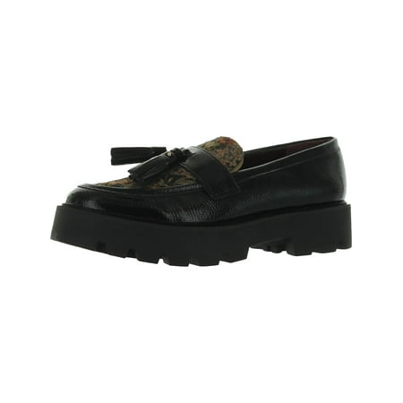 Sarto Franco Sarto Womens Balinna Patent Metallic Loafer Heels