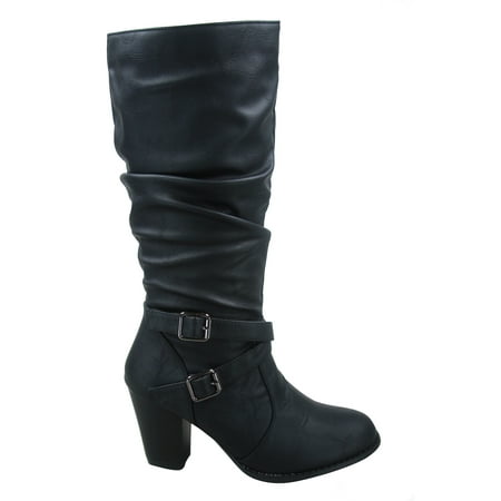 Safety-52 Women s Buckle Side Zipper Chunky Heel Mid Calf K Boots Shoes ( Black 8.5)
Safety-52 Women s Buckle Side Zipper Chunky Heel Mid Calf K Boots Shoes ( Black 8.5)