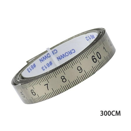 Measure Ruler Stainless Steel Miter Track Measuring Sticker Self Adhesive 1/2/3m Metric Ruler for Woodworking Metal
Measure Ruler Stainless Steel Miter Track Measuring Sticker Self Adhesive 1/2/3m Metric Ruler for Woodworking Metal