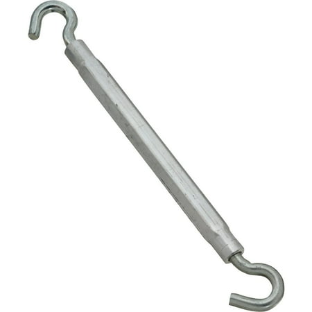 1PK National 3/8 In. x 16 In. Zinc Hook Turnbuckle