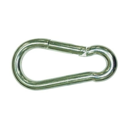 0.44 in. Dia. x 4.75 in. Zinc-Plated Steel Spring Snap 200 lbs
