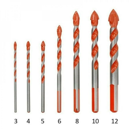 Clearance 7Pcs/set Multifunctional high quality Drill Bits Triangular-overlord Perforator Ceramic Tile Drill Handle Marble
Clearance 7Pcs/set Multifunctional high quality Drill Bits Triangular-overlord Perforator Ceramic Tile Drill Handle Marble