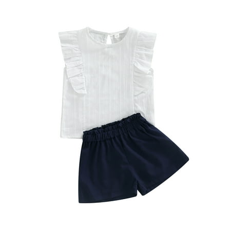 ZIYIXIN Toddler Kids Baby Girl Clothes Rufffle Sleeveless T-Shirt Tops Shorts Pants Summer 2Pcs Outfits White 3-4 Years
ZIYIXIN Toddler Kids Baby Girl Clothes Rufffle Sleeveless T-Shirt Tops Shorts Pants Summer 2Pcs Outfits White 3-4 Years
