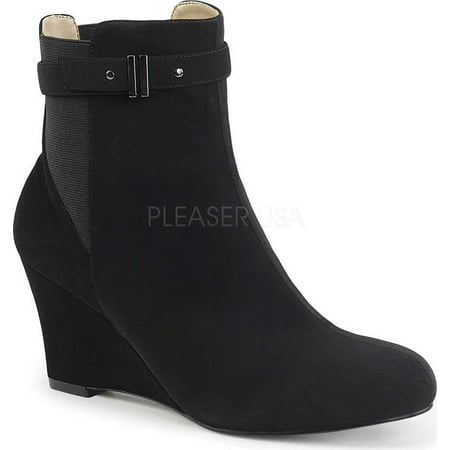 Women s Pleaser Pink Label Kimberly 102 Wedge Bootie