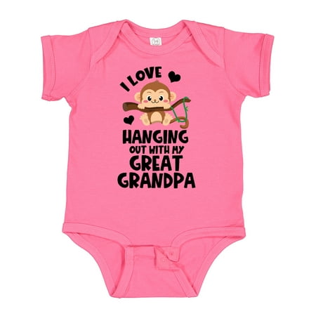 Inktastic Monkey I Love Hanging out with My Great Grandpa Gift Baby Boy or Baby Girl Bodysuit
Inktastic Monkey I Love Hanging out with My Great Grandpa Gift Baby Boy or Baby Girl Bodysuit