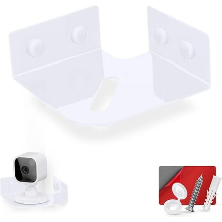 BRAINWAVZ Small Metal Corner Shelf for Security Cameras Baby Monitors Speakers Home Decor & More Universal Shelf Adhesive & Screw-in Wall Mount (White)
BRAINWAVZ Small Metal Corner Shelf for Security Cameras Baby Monitors Speakers Home Decor & More Universal Shelf Adhesive & Screw-in Wall Mount (White)