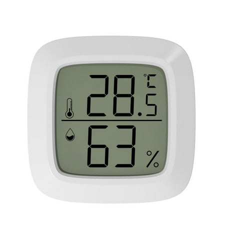 Mduoduo Digital Thermo-Hygrometer Thermometer White Humidity Temperature Meter for Home Room 1 Pcs
Mduoduo Digital Thermo-Hygrometer Thermometer White Humidity Temperature Meter for Home Room 1 Pcs