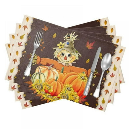 Happy Thanksgiving Day Printed Cotton Linen Fabric Insulation Western Placemat Table Mats Kitchen Mat Dining Place mat Heat-Resistant Easy Clean Thanksgiving Accessory
Happy Thanksgiving Day Printed Cotton Linen Fabric Insulation Western Placemat Table Mats Kitchen Mat Dining Place mat Heat-Resistant Easy Clean Thanksgiving Accessory