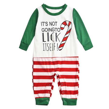 2 PCS Family Matching Clothes for Christmas Pajamas Set Print Strip Xmas Sleepwear Nightwear New-80 cm
2 PCS Family Matching Clothes for Christmas Pajamas Set Print Strip Xmas Sleepwear Nightwear New-80 cm