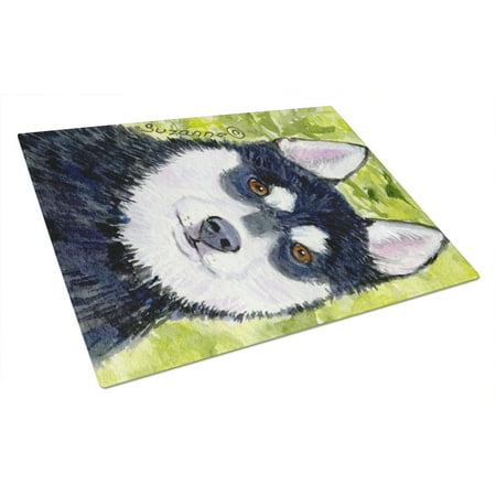 Caroline s Treasures Klee Kai Glass Cutting Board Large