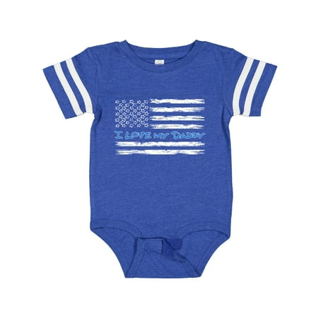 Inktastic I Love My Daddy- Police Officer Distressed Flag Gift Baby Boy or Baby Girl Bodysuit
Inktastic I Love My Daddy- Police Officer Distressed Flag Gift Baby Boy or Baby Girl Bodysuit