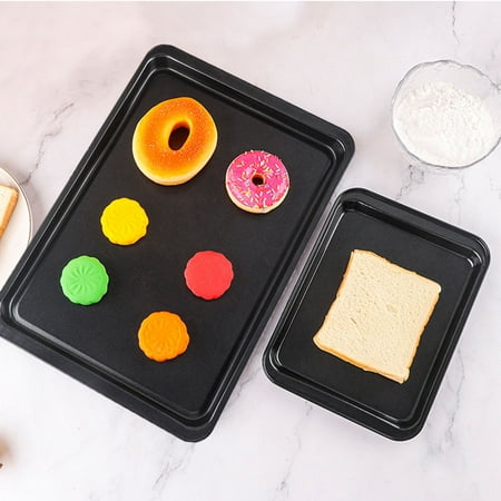 Zhaomeidaxi Nonstick Cookie Sheet Pan-Professional Quality Kitchen Cooking Non-Stick Bake Trays with Black Coating Inside & Outside
Zhaomeidaxi Nonstick Cookie Sheet Pan-Professional Quality Kitchen Cooking Non-Stick Bake Trays with Black Coating Inside & Outside