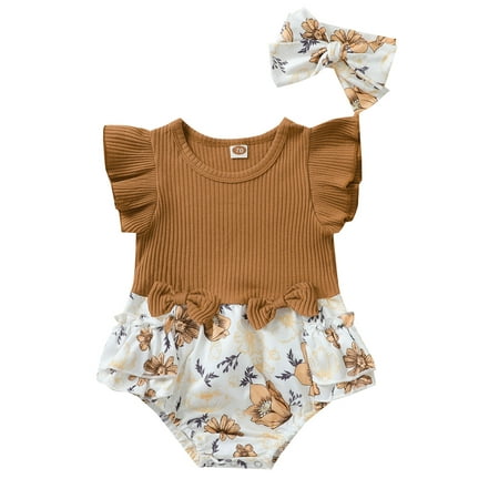 TheFound Newborn Baby Girl Ruffle Romper Fly Sleeve Ribbed Floral Tutu One Piece Bodysuit Shorts Jumpsuit Clothes
TheFound Newborn Baby Girl Ruffle Romper Fly Sleeve Ribbed Floral Tutu One Piece Bodysuit Shorts Jumpsuit Clothes