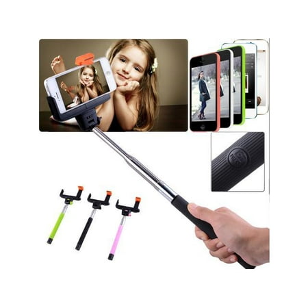 Wireless Bluetooth Shutter Extendable Handheld Selfie Stick Monopod Holder for Cell Phone Samsung iPhone5 iPhone6 DVR