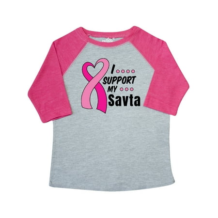 Inktastic Breast Cancer Awareness I Support My Savta with Pink Ribbon Gift Toddler Boy or Toddler Girl T-Shirt 
Inktastic Breast Cancer Awareness I Support My Savta with Pink Ribbon Gift Toddler Boy or Toddler Girl T-Shirt