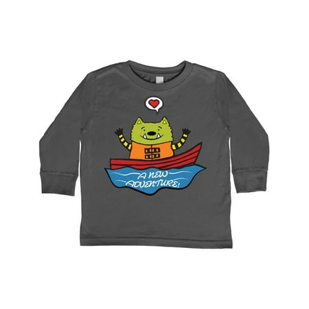 Inktastic A New Adventure Gift Toddler Boy or Toddler Girl Long Sleeve T-Shirt
