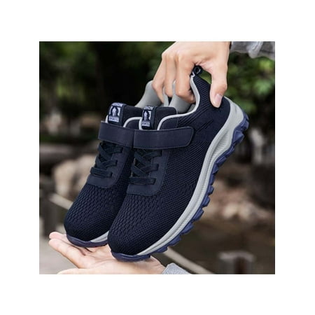 Woobling Unisex Athletic Shoes Mesh Sneakers Lace Up Running Shoe Mens Casual Sneaker Non-slip Sport Breathable Dark Blue Man 10
Woobling Unisex Athletic Shoes Mesh Sneakers Lace Up Running Shoe Mens Casual Sneaker Non-slip Sport Breathable Dark Blue Man 10
