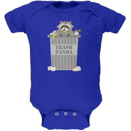 Trash Panda Raccoon Royal Soft Baby One Piece - 3 month