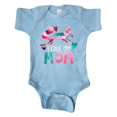 Inktastic I Love My Mom Pink and Blue Fox with Hearts Gift Baby Boy or Baby Girl Bodysuit
Inktastic I Love My Mom Pink and Blue Fox with Hearts Gift Baby Boy or Baby Girl Bodysuit