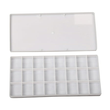 Etereauty 24 Wells Paint Box Hard Lid Watercolor Box for Watercolor Gouache Oil Painting (White)
Etereauty 24 Wells Paint Box Hard Lid Watercolor Box for Watercolor Gouache Oil Painting (White)