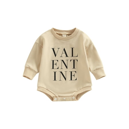 TSEXIEFOOFU Valentine s Day Toddler Baby Rompers Letter Print Casual Long Sleeve Jumpsuit for Newborn Girl Boy
TSEXIEFOOFU Valentine s Day Toddler Baby Rompers Letter Print Casual Long Sleeve Jumpsuit for Newborn Girl Boy
