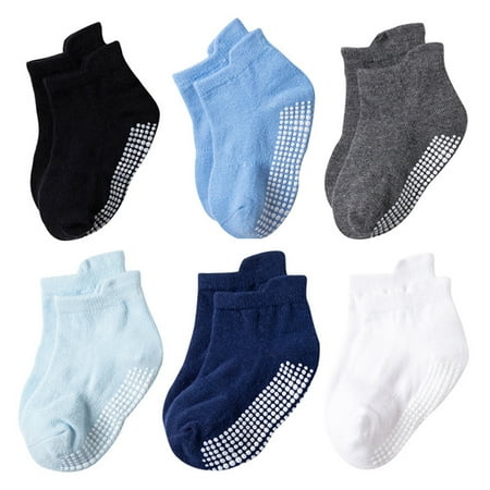 Liveday Baby Socks Baby Non Slip Grip Ankle Socks Breathable Cotton Socks for Spring Summer 6 Pair
Liveday Baby Socks Baby Non Slip Grip Ankle Socks Breathable Cotton Socks for Spring Summer 6 Pair