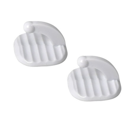NUOLUX 2pcs Plastic Seamless Adhesive Hook Waterproof Oilproof Strong Sticking Wall Hook Hanger Kitchen Bathroom (White)
NUOLUX 2pcs Plastic Seamless Adhesive Hook Waterproof Oilproof Strong Sticking Wall Hook Hanger Kitchen Bathroom (White)