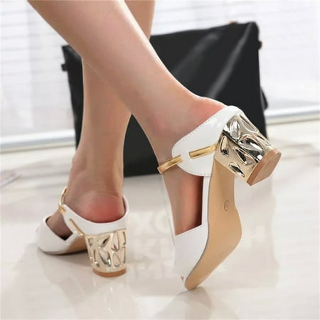Vedolay Summer Sandals Women s Square Open Toe High Heeled Sandals FashioBackless Peep Toe Slip-on Shoes Yellow 8.5
Vedolay Summer Sandals Women s Square Open Toe High Heeled Sandals FashioBackless Peep Toe Slip-on Shoes Yellow 8.5