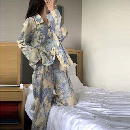 Plaid Casual Pajama Sets Women Single Breasted Ins Japan Turn-down Collar Nightwear Spring Fall Elastic Waist Homewear New Mujer
Plaid Casual Pajama Sets Women Single Breasted Ins Japan Turn-down Collar Nightwear Spring Fall Elastic Waist Homewear New Mujer