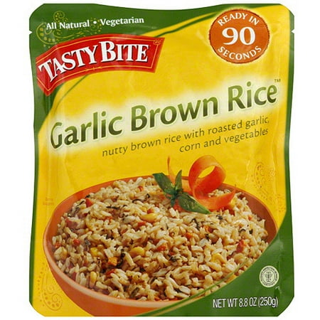 Tasty Bite Garlic Brown Rice, 8.8 oz (Pack of 6)