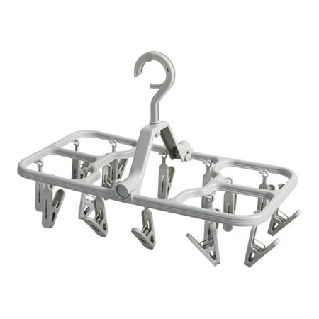 Big Save! Clothes Drying Hanger with 16 Clips and Drip Foldable Hanging Rack for Socks Bras Lingerie Clothes Sturdy
Big Save! Clothes Drying Hanger with 16 Clips and Drip Foldable Hanging Rack for Socks Bras Lingerie Clothes Sturdy
