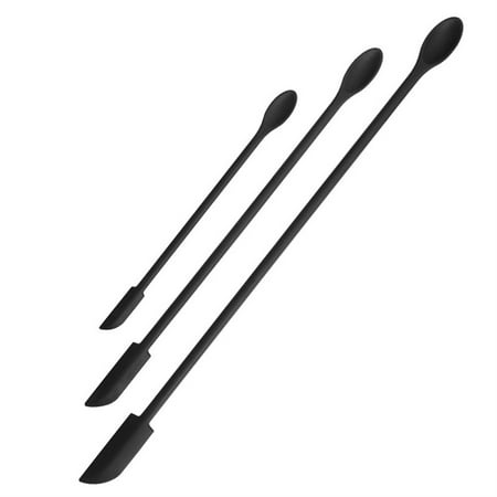 Happon Mini Silicone Spatula Set Makeup Scrapers 3 Pack Small Jar Spatula Lotion Stirrer Spatula for Beauty and Jar Bottles Kitchen (Black)
Happon Mini Silicone Spatula Set Makeup Scrapers 3 Pack Small Jar Spatula Lotion Stirrer Spatula for Beauty and Jar Bottles Kitchen (Black)