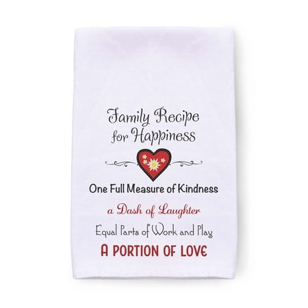 Family Recipe Decorative Print Towel 
Family Recipe Decorative Print Towel