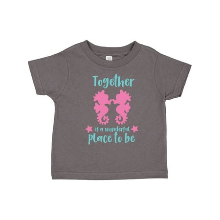 Inktastic Together is a Wonderful Place to Be Seahorses Gift Toddler Boy or Toddler Girl T-Shirt
Inktastic Together is a Wonderful Place to Be Seahorses Gift Toddler Boy or Toddler Girl T-Shirt