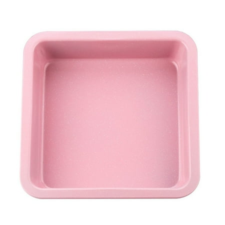 Non-Stick Carbon Steel Baking Pan Pink Stone Set Baking Oven Cake Mold