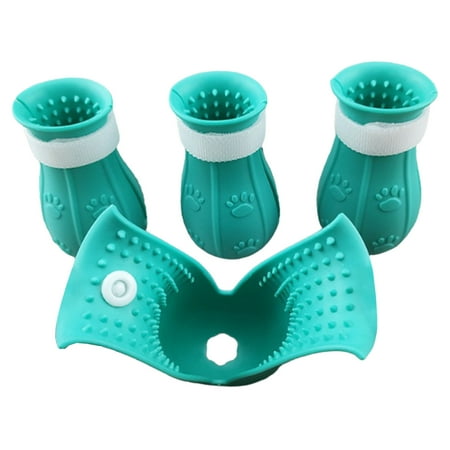 Ksruee Cat Boot for Cats Only | Adjustable Cat Feet Covers | Cat Adjustable Mittens for Bathing Shaving Ears Cleaning Treatment