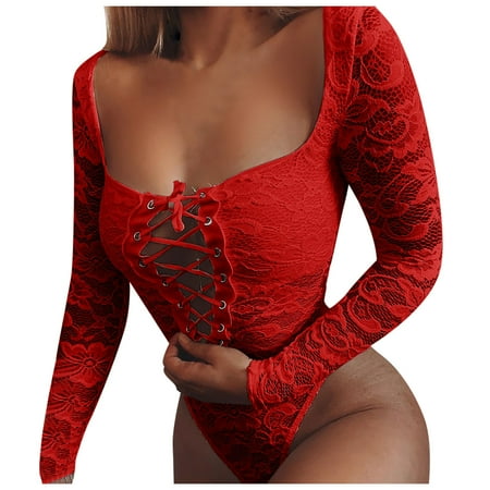 Women s new solid color square collar long sleeve one-piece sexy lingerie Women s New Solid Color Square Neck Long Sleeve One Piece Sexy Lingerie
Women s new solid color square collar long sleeve one-piece sexy lingerie Women s New Solid Color Square Neck Long Sleeve One Piece Sexy Lingerie
