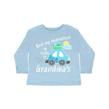 Inktastic Book my Reservation! I m Going To Grandma s Gift Toddler Boy or Toddler Girl Long Sleeve T-Shirt
Inktastic Book my Reservation! I m Going To Grandma s Gift Toddler Boy or Toddler Girl Long Sleeve T-Shirt