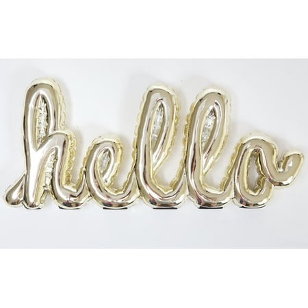 8 oak lane hello balloon shelf talker letter block